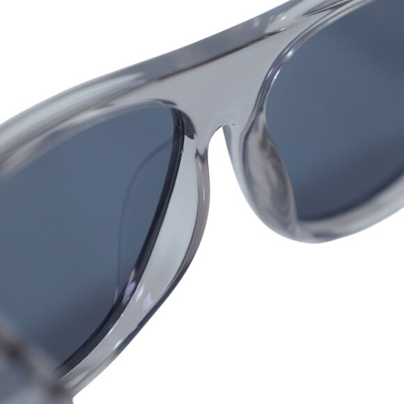 Le Specs FLOATATION Flat Top Square Polarized Sunglasses-Clear Shadow/Smoke-NWT - Picture 7 of 8